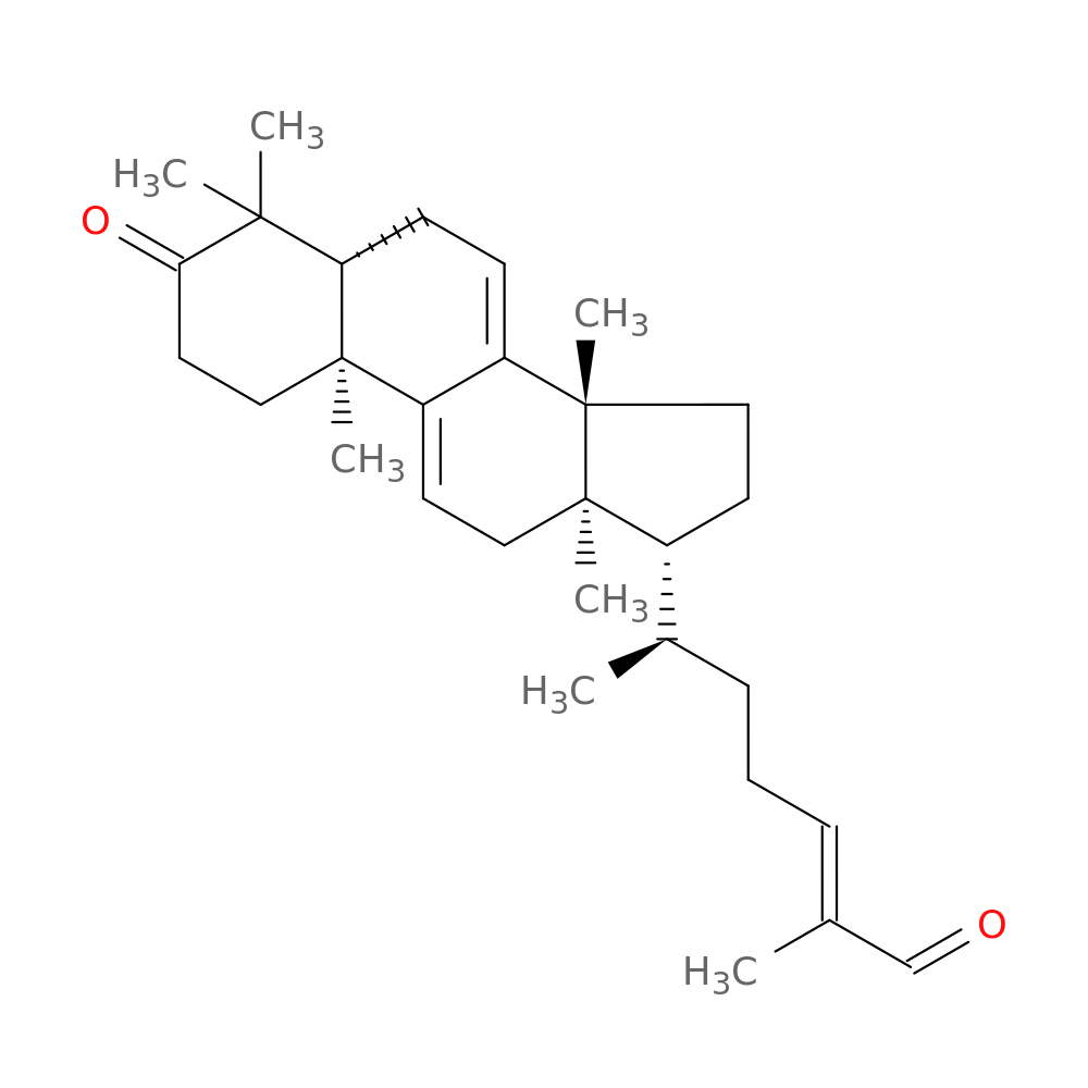 (24E)-3-Oxolanosta-7,9(11),24-trien-26-al