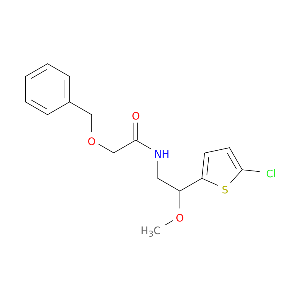 2-(benzyloxy)-N-[2-(5-chlorothiophen-2-yl)-2-methoxyethyl]acetamide