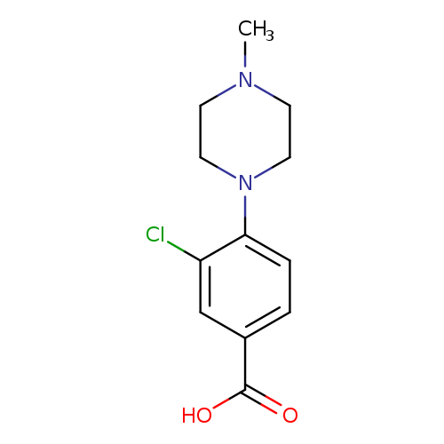 3-Chloro-4-(4-methyl-1-piperazinyl)benzoic acid
