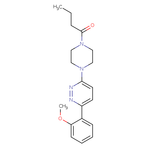 1-{4-[6-(2-methoxyphenyl)pyridazin-3-yl]piperazin-1-yl}butan-1-one