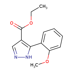ethyl 5-(2-methoxyphenyl)-1H-pyrazole-4-carboxylate