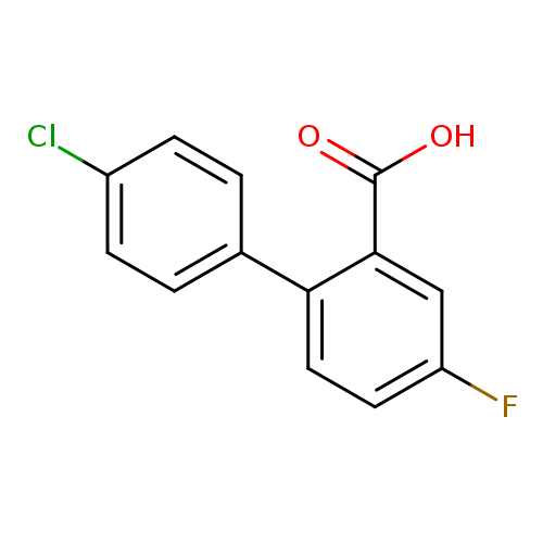 2-(4-Chlorophenyl)-5-fluorobenzoic acid