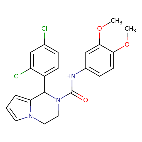 1-(2,4-dichlorophenyl)-N-(3,4-dimethoxyphenyl)-1H,2H,3H,4H-pyrrolo[1,2-a]pyrazine-2-carboxamide