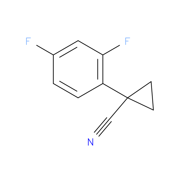 1-(2,4-difluorophenyl)cyclopropane-1-carbonitrile