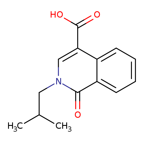 2-(2-methylpropyl)-1-oxo-1,2-dihydroisoquinoline-4-carboxylic acid