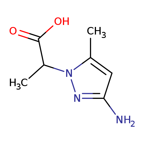 2-(3-Amino-5-methyl-1H-pyrazol-1-yl)propanoic acid