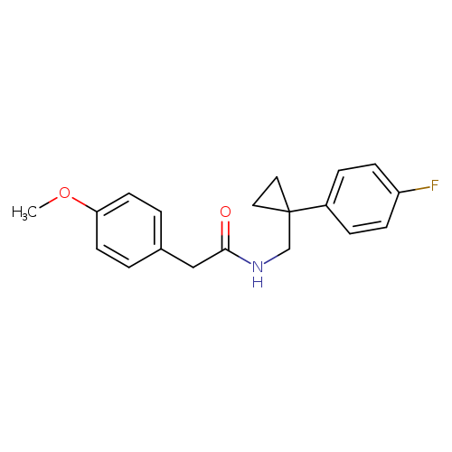 N-{[1-(4-fluorophenyl)cyclopropyl]methyl}-2-(4-methoxyphenyl)acetamide