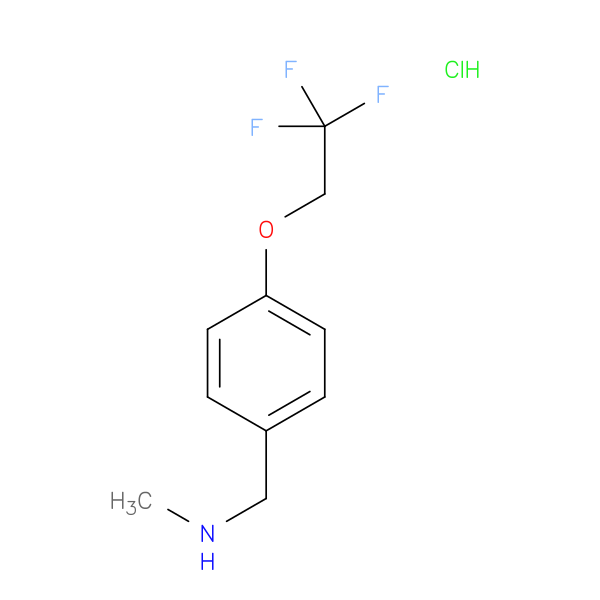 methyl({[4-(2,2,2-trifluoroethoxy)phenyl]methyl})amine hydrochloride