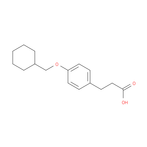 4-(CYCLOHEXYLMETHOXY)-BENZENEPROPANOIC ACID