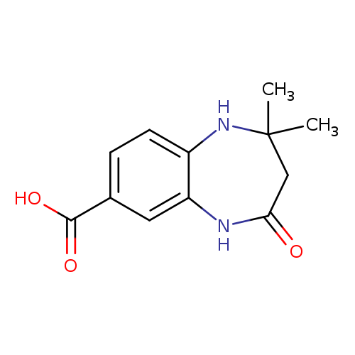 2,2-dimethyl-4-oxo-2,3,4,5-tetrahydro-1H-1,5-benzodiazepine-7-carboxylic acid
