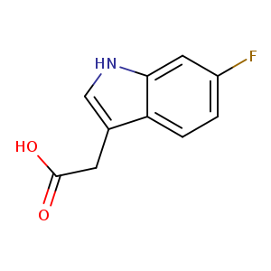 1H-Indole-3-aceticacid, 6-fluoro-