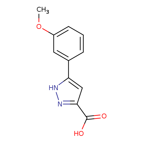 5-(3-Methoxyphenyl)-1H-pyrazole-3-carboxylic acid