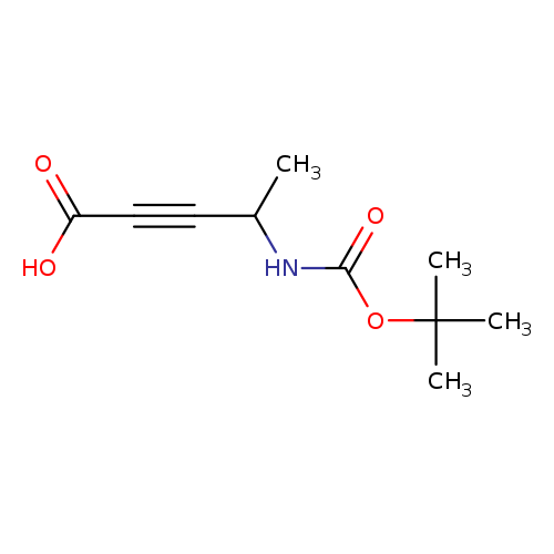 4-{[(tert-butoxy)carbonyl]amino}pent-2-ynoic acid
