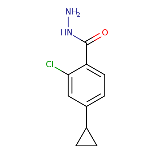 2-Chloro-4-cyclopropylbenzohydrazide