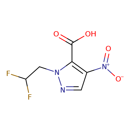 1-(2,2-Difluoroethyl)-4-nitro-1H-pyrazole-5-carboxylic acid