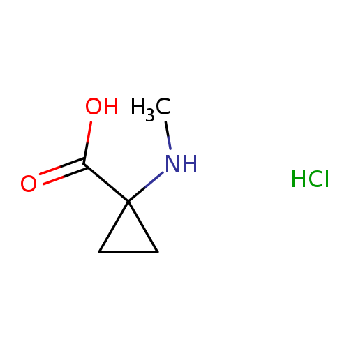 Cyclopropanecarboxylic acid, 1-(methylamino)-, hydrochloride