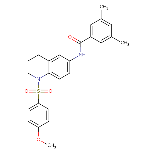 N-[1-(4-methoxybenzenesulfonyl)-1,2,3,4-tetrahydroquinolin-6-yl]-3,5-dimethylbenzamide