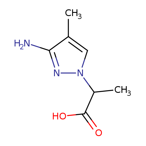 2-(3-Amino-4-methyl-1H-pyrazol-1-yl)propanoic acid