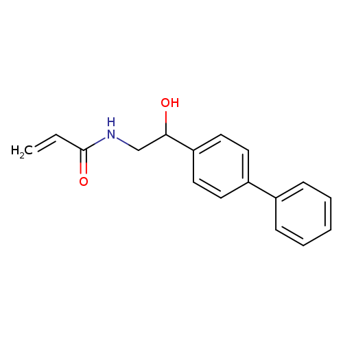 N-[2-hydroxy-2-(4-phenylphenyl)ethyl]prop-2-enamide