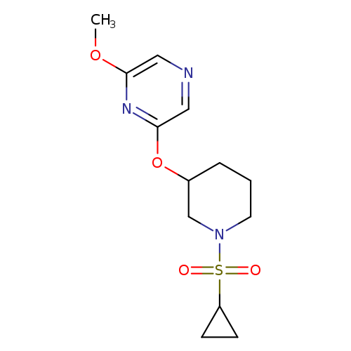 2-{[1-(cyclopropanesulfonyl)piperidin-3-yl]oxy}-6-methoxypyrazine