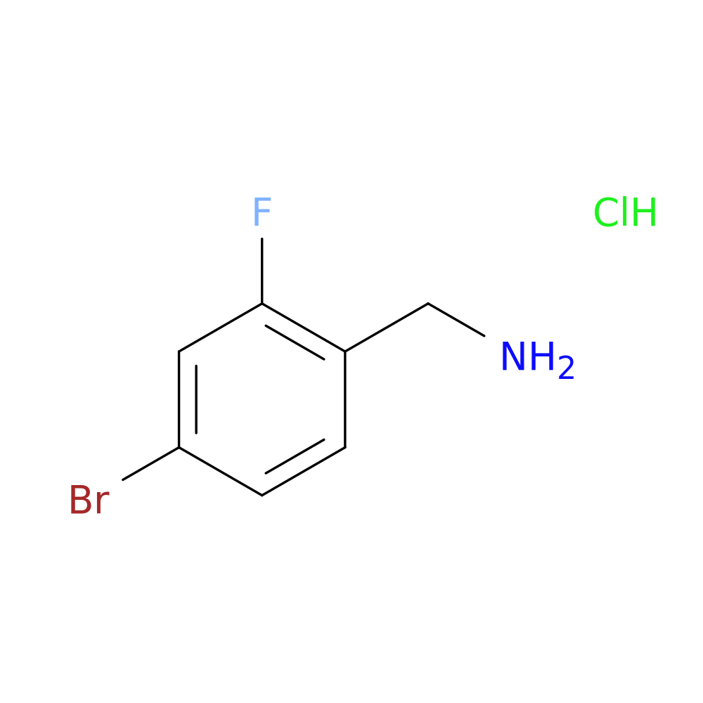 4-Bromo-2-fluorobenzylamine, HCl