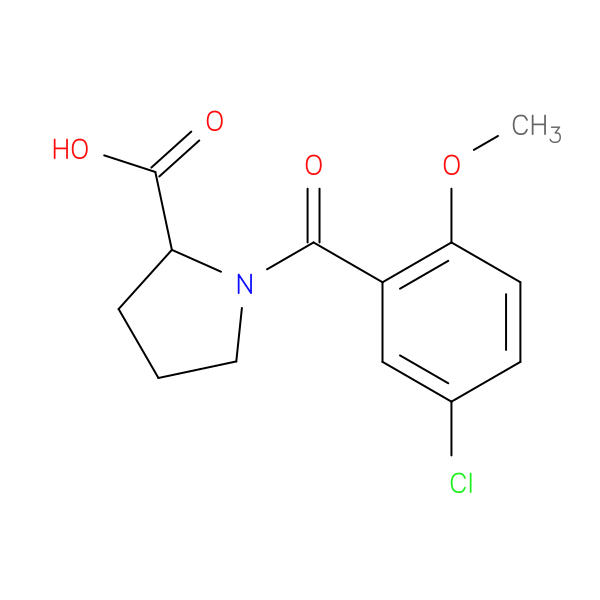 1-(5-Chloro-2-methoxybenzoyl)pyrrolidine-2-carboxylic acid