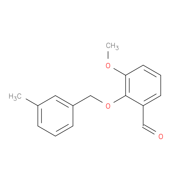 3-Methoxy-2-[(3-methylbenzyl)oxy]benzaldehyde