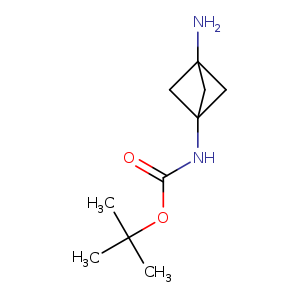 Carbamic acid, N-(3-aminobicyclo[1.1.1]pent-1-yl)-, 1,1-dimethylethyl ester