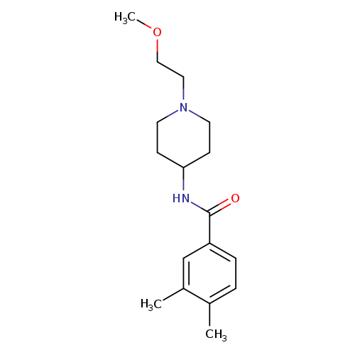 N-[1-(2-methoxyethyl)piperidin-4-yl]-3,4-dimethylbenzamide