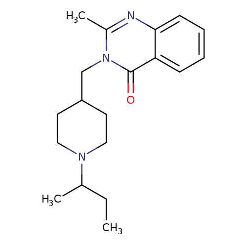 3-{[1-(butan-2-yl)piperidin-4-yl]methyl}-2-methyl-3,4-dihydroquinazolin-4-one