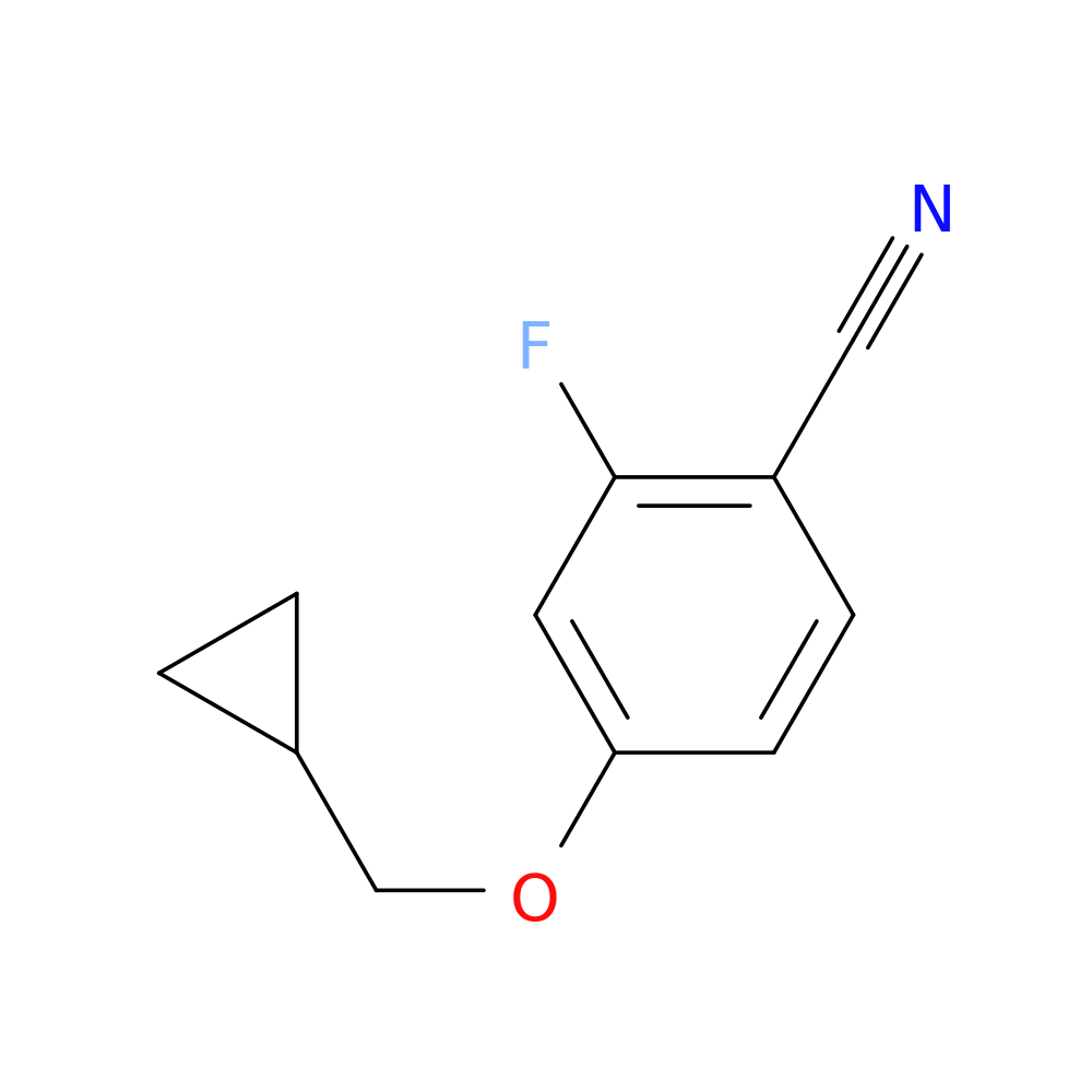 4-(Cyclopropylmethoxy)-2-fluorobenzonitrile