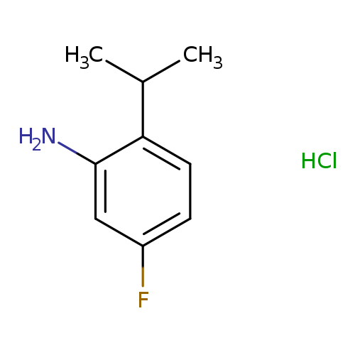 5-fluoro-2-(propan-2-yl)aniline hydrochloride