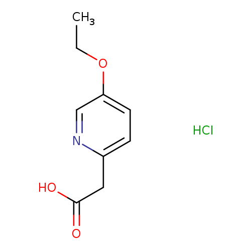 2-(5-ethoxypyridin-2-yl)acetic acid hydrochloride