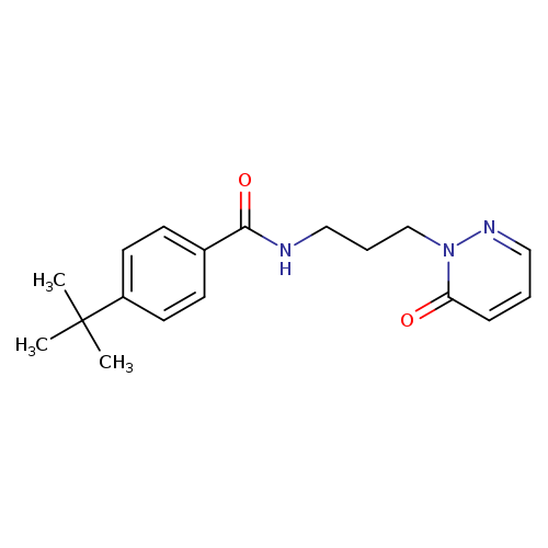 4-tert-butyl-N-[3-(6-oxo-1,6-dihydropyridazin-1-yl)propyl]benzamide