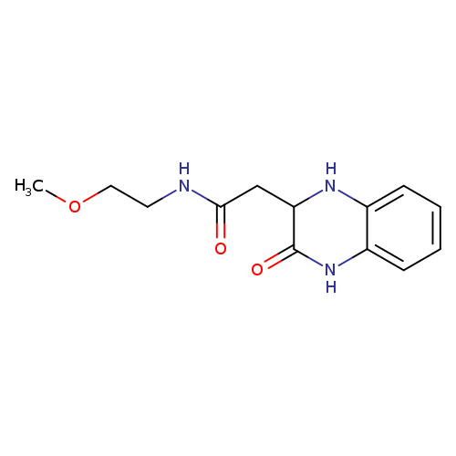 N-(2-Methoxyethyl)-2-(3-oxo-1,2,3,4-tetrahydroquinoxalin-2-yl)acetamide