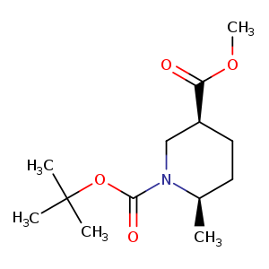 1,3-Piperidinedicarboxylic acid, 6-methyl-, 1-(1,1-dimethylethyl) 3-methyl ester, (3S,6R)-