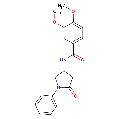 3,4-dimethoxy-N-(5-oxo-1-phenylpyrrolidin-3-yl)benzamide