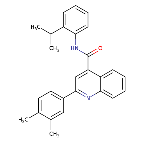 2-(3,4-dimethylphenyl)-N-(2-isopropylphenyl)-4-quinolinecarboxamide