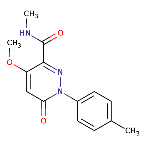 4-methoxy-N-methyl-1-(4-methylphenyl)-6-oxo-1,6-dihydropyridazine-3-carboxamide