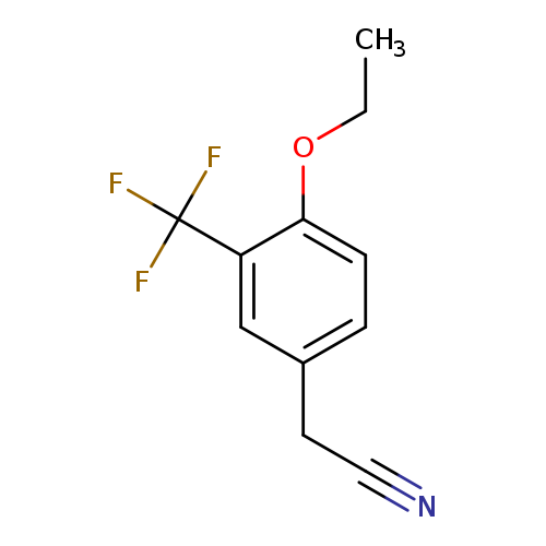 2-(4-Ethoxy-3-(trifluoromethyl)phenyl)acetonitrile