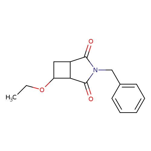 3-benzyl-6-ethoxy-3-azabicyclo[3.2.0]heptane-2,4-dione,Mixtureofdiastereomers