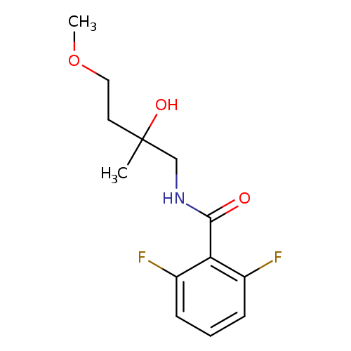 2,6-difluoro-N-(2-hydroxy-4-methoxy-2-methylbutyl)benzamide