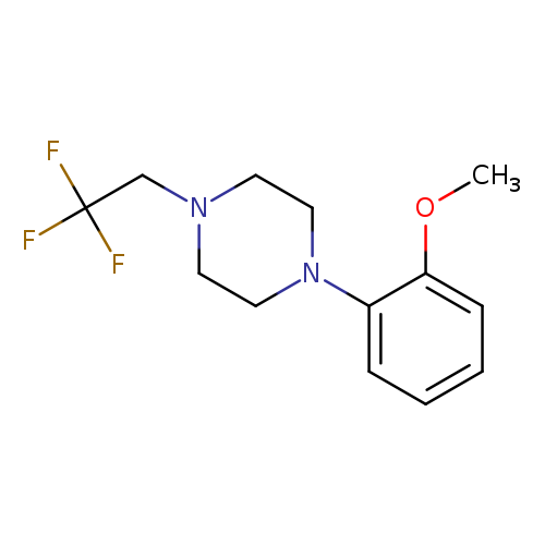 1-(2-methoxyphenyl)-4-(2,2,2-trifluoroethyl)piperazine