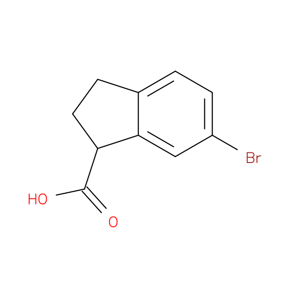 6-Bromo-2,3-dihydro-1H-indene-1-carboxylic acid
