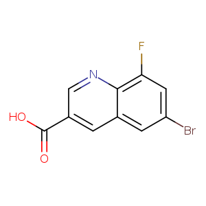 6-bromo-8-fluoro-quinoline-3-carboxylic acid