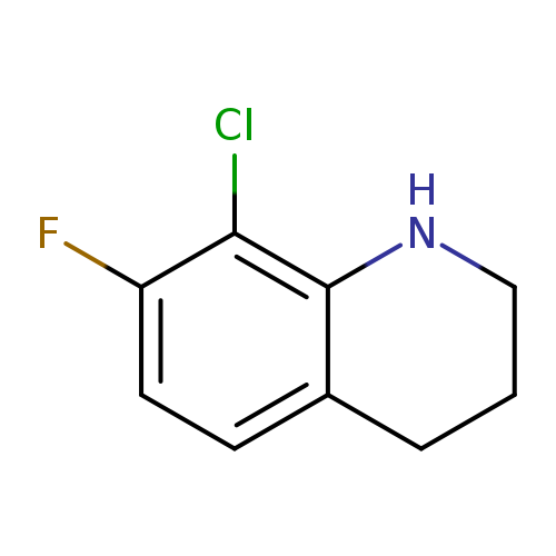 8-chloro-7-fluoro-1,2,3,4-tetrahydroquinoline