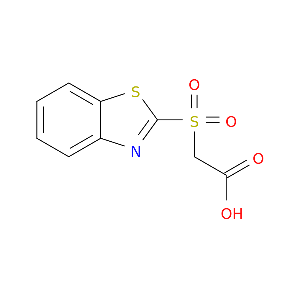 2-(Benzo[d]thiazol-2-ylsulfonyl)acetic acid