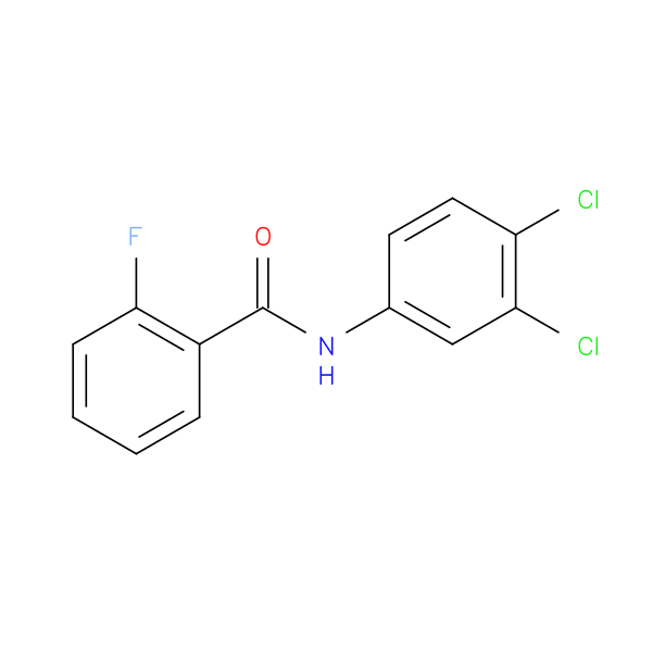 N-(3,4-dichlorophenyl)-2-fluorobenzamide