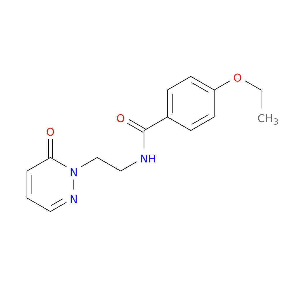 4-ethoxy-N-[2-(6-oxo-1,6-dihydropyridazin-1-yl)ethyl]benzamide