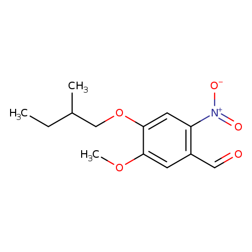 5-methoxy-4-(2-methylbutoxy)-2-nitrobenzaldehyde